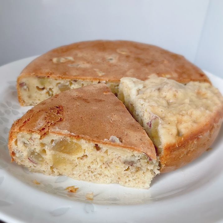 簡単!炊飯器ズボラさつまいもバナナケーキ